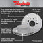 Rotor freno disco tecnología avanzada color plata