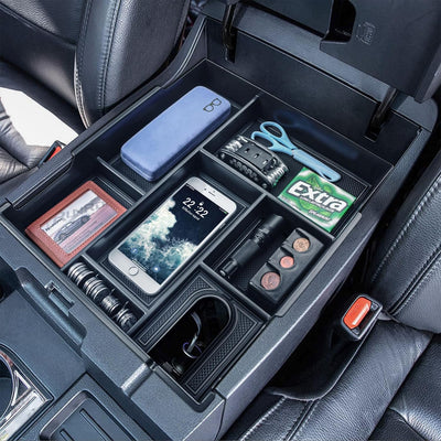 Organiz. consola Toyota Tundra 14-21 ABS bandeja monedas