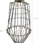Jaula luz alambre metal bronce para lámpara colgante