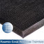 Alfombrilla entrada goma resistente exterior negro