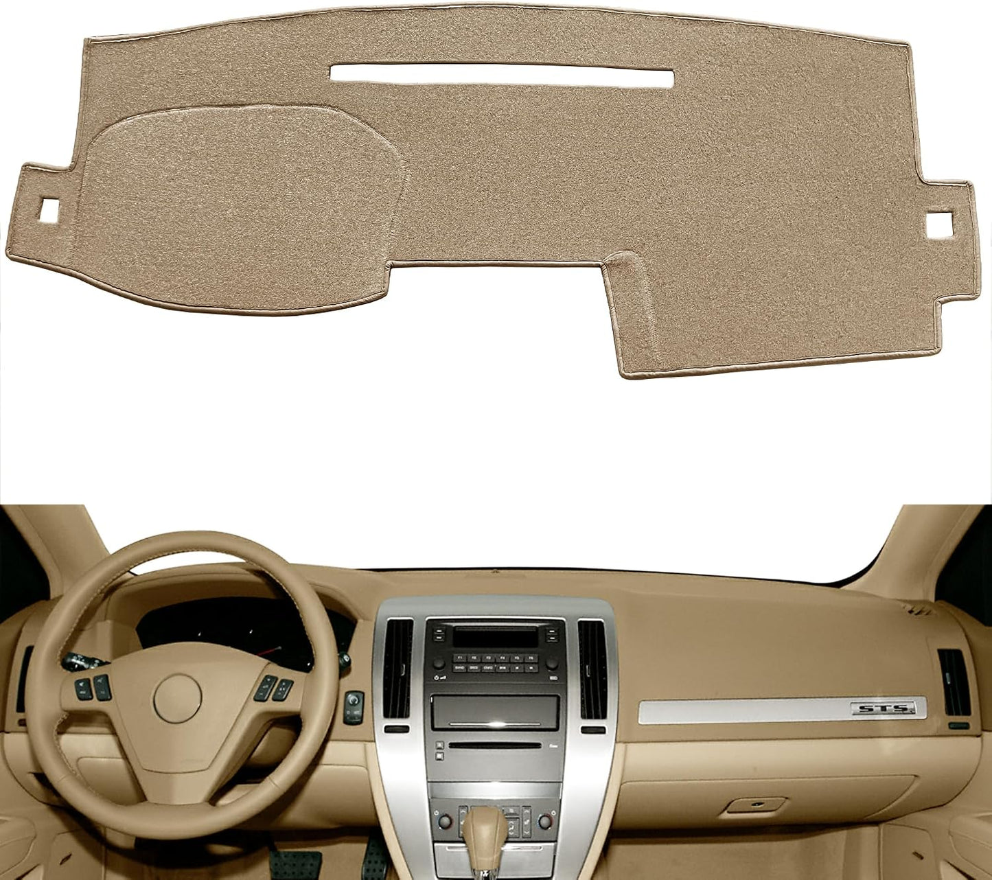 Tapete ajustable para Cadillac STS K266 beige