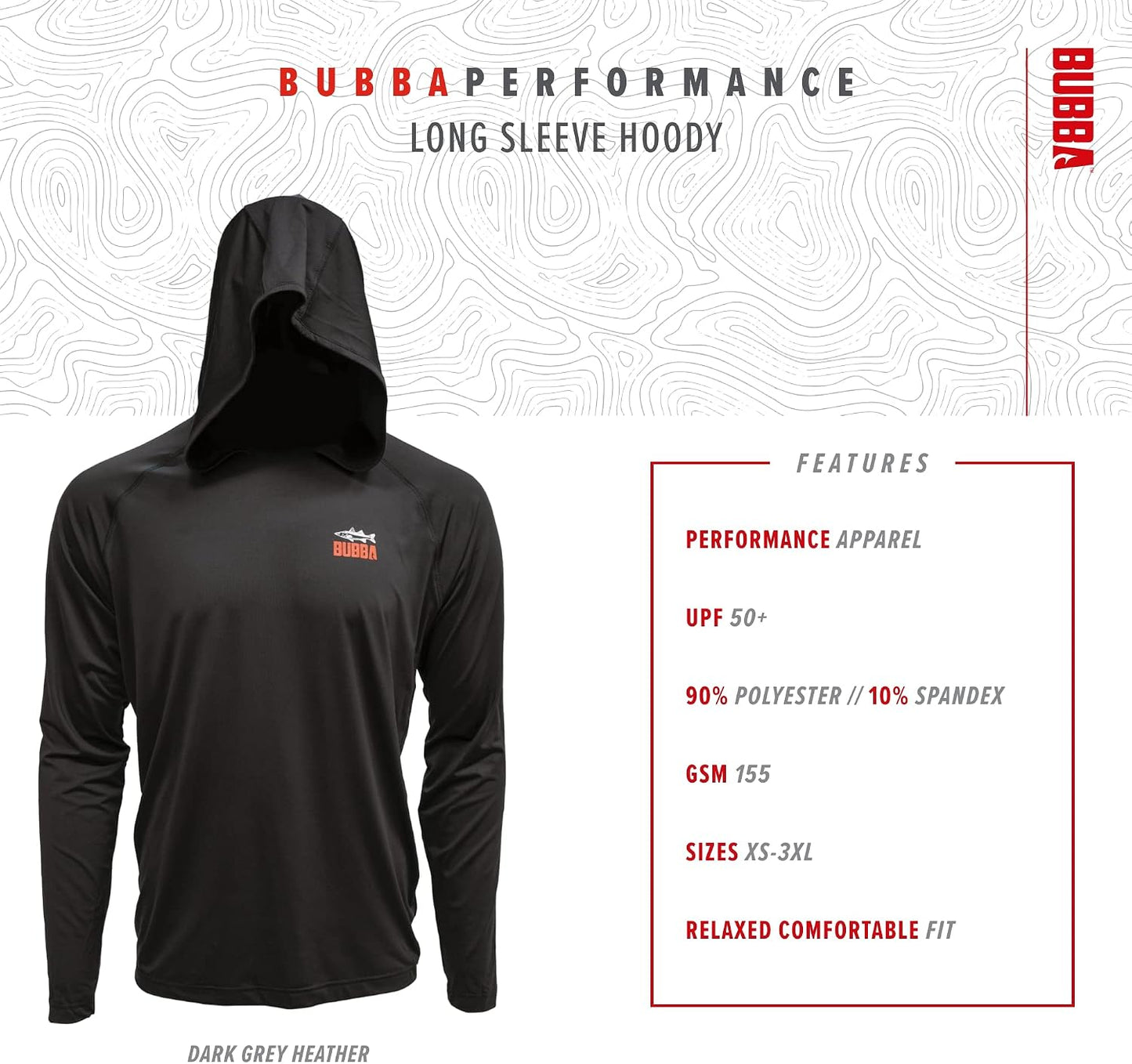 Pullover con Capucha UPF 50 para Pesca y Senderismo