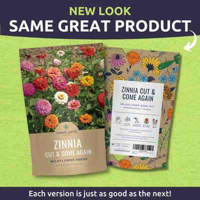 Bolsa 1lb semillas Zinnia elegans flores plantar