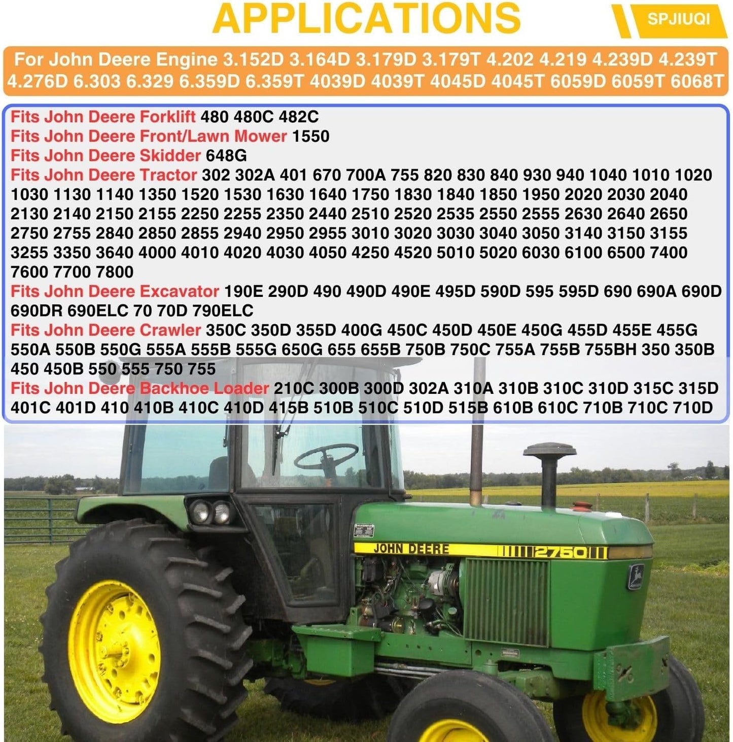 Bomba combustible John Deere 3.152d 3.164d 3.179d