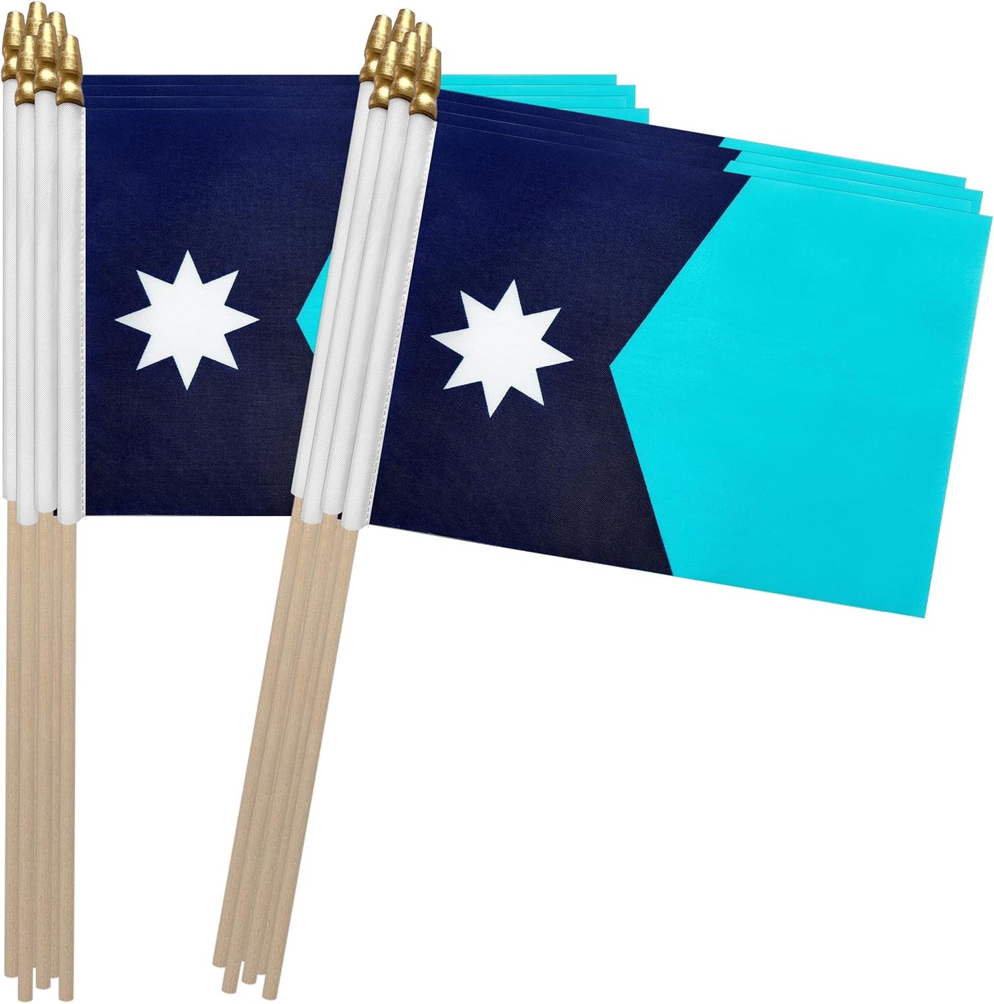 Bandera Minnesota MN en madera 5x8 pulg 12 Pzas