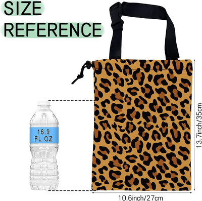 Bolsa basura coche camuflaje marrón con cordón