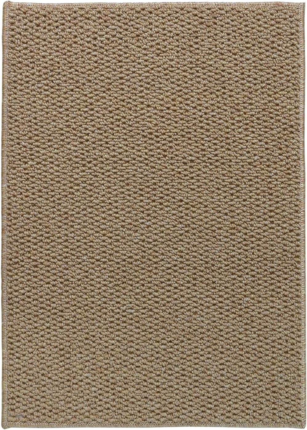 Alfombras lavables 5x7ft antiderrap sala dormitorio marrón