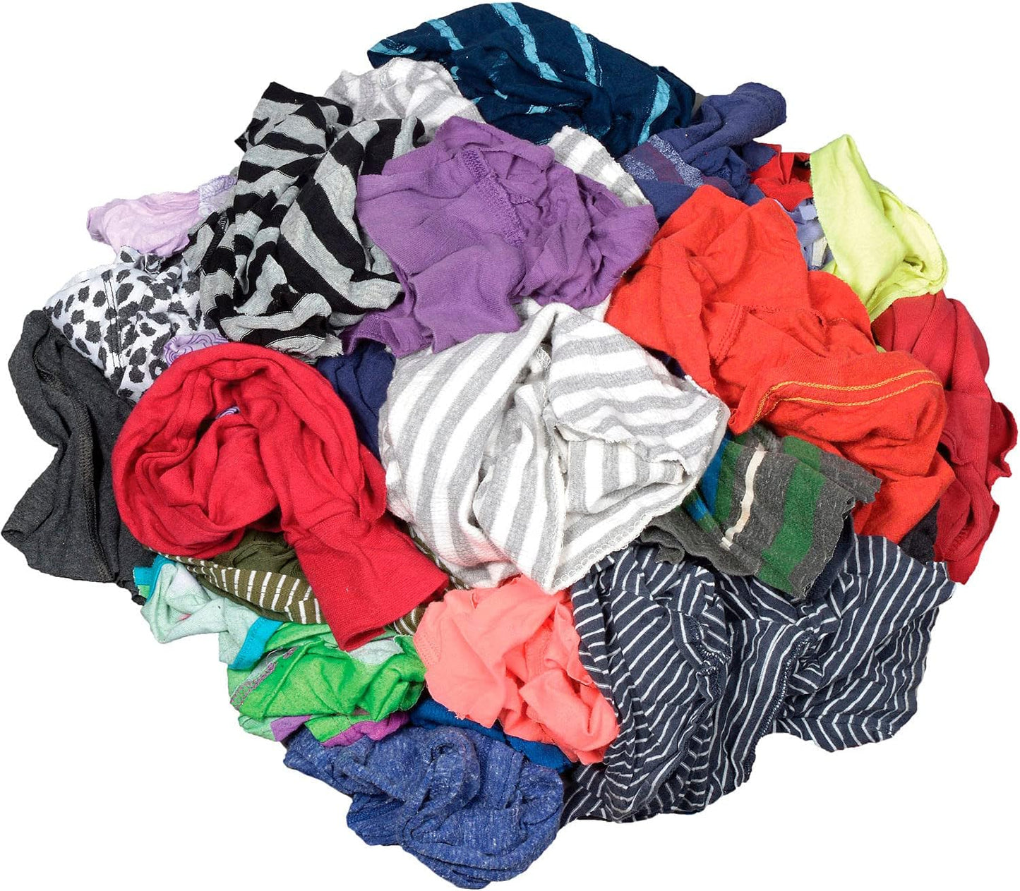 Trapos reciclados 10lb colores mezclados limpieza