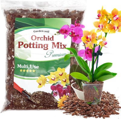 Mezcla orquídeas corteza pino perlita turba coco