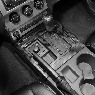 Cubierta interior cambio Dodge Nitro 07-12 fibra carbono
