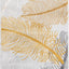 Alfombra rectangular 2x3ft color amarillo y marfil