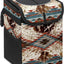 Basurero auto tapa plegable estampado vaca azteca