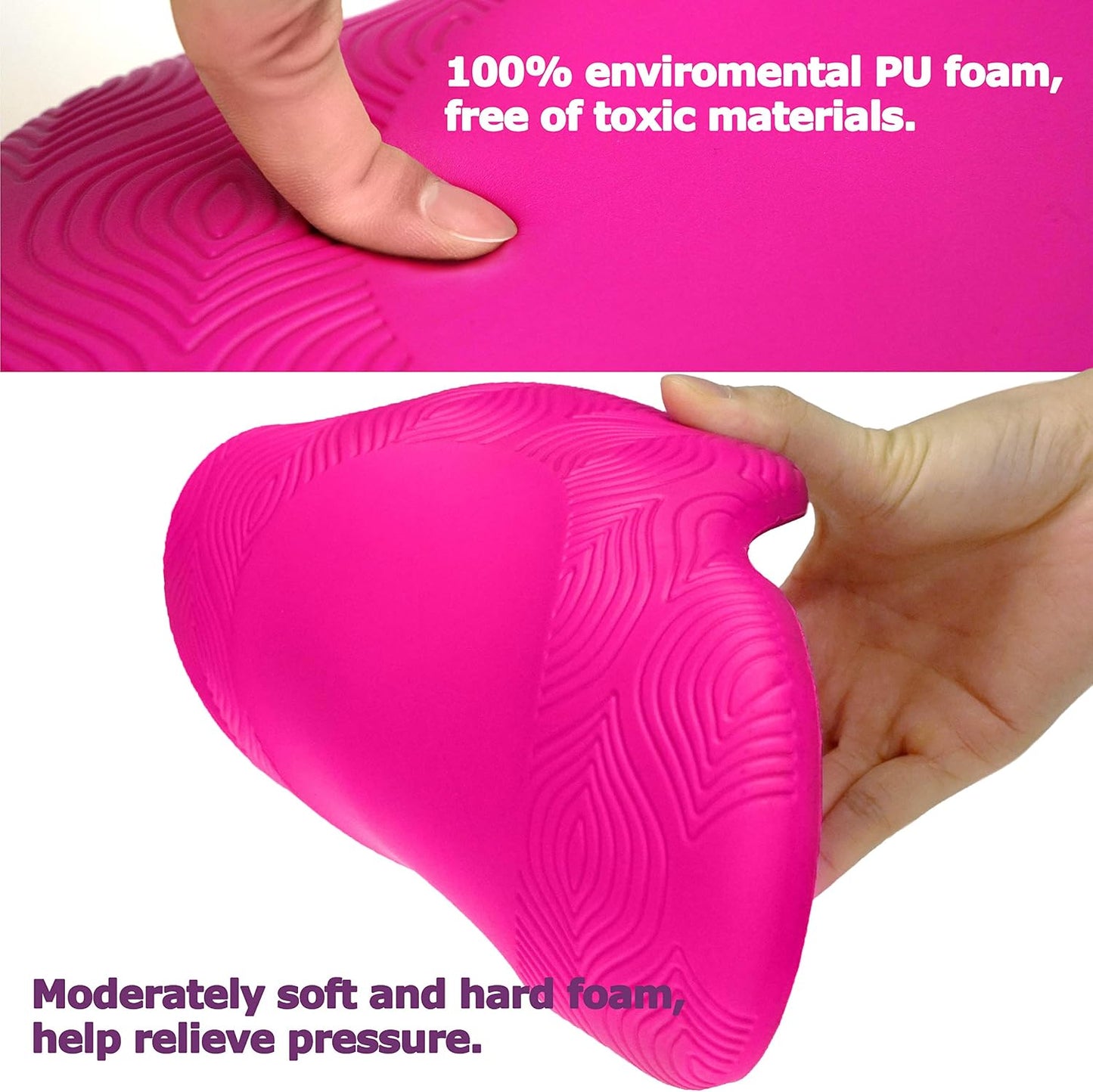 Rodillera yoga espuma gruesa antiderrap pack 2
