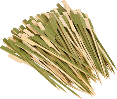 Pinchos bambú 10" 200uds para asar brochetas frutas