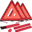 Kit 3 triángulos seguridad reflectantes para vehículos