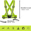 2 Chalecos Seguridad Hi Vis Ajustables Neón Reflectantes