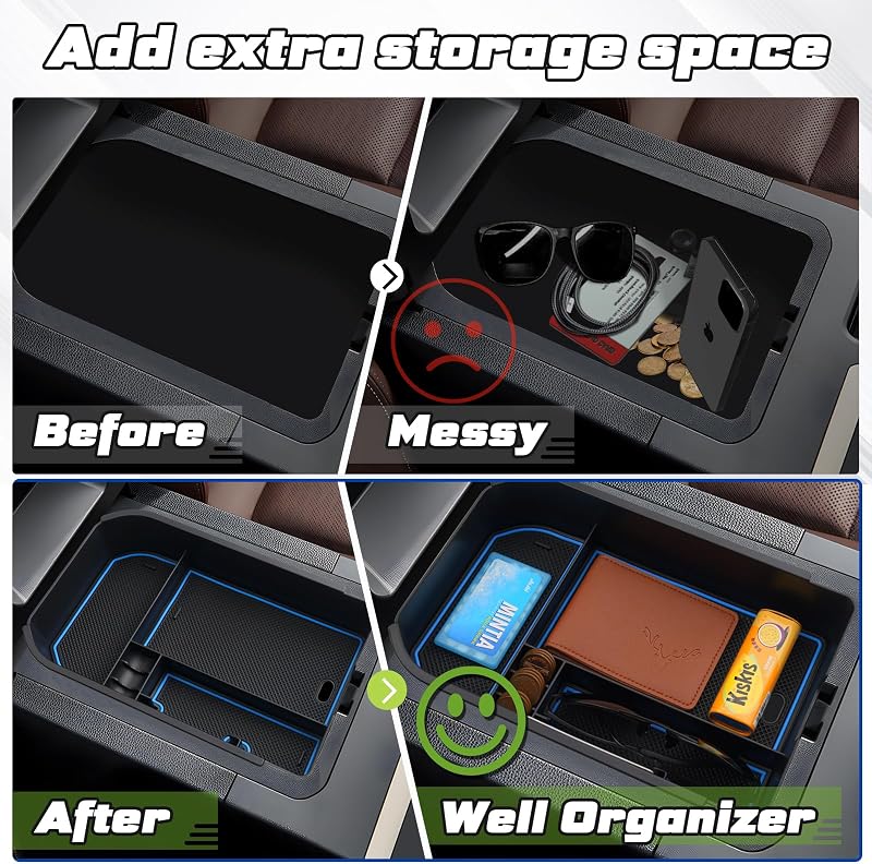 Organiz. consola central Toyota Land Cruiser 2024-25