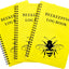 Cuaderno apicultura impermeable set 3 A5 registro colmena