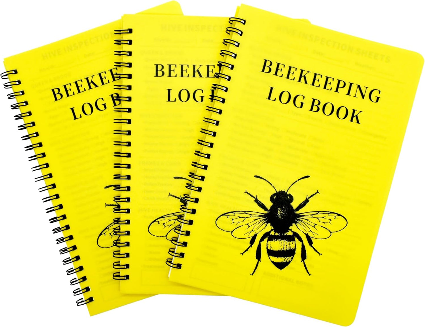 Cuaderno apicultura impermeable set 3 A5 registro colmena