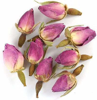 Rosas Damascena secas orgánicas para culinaria 2oz