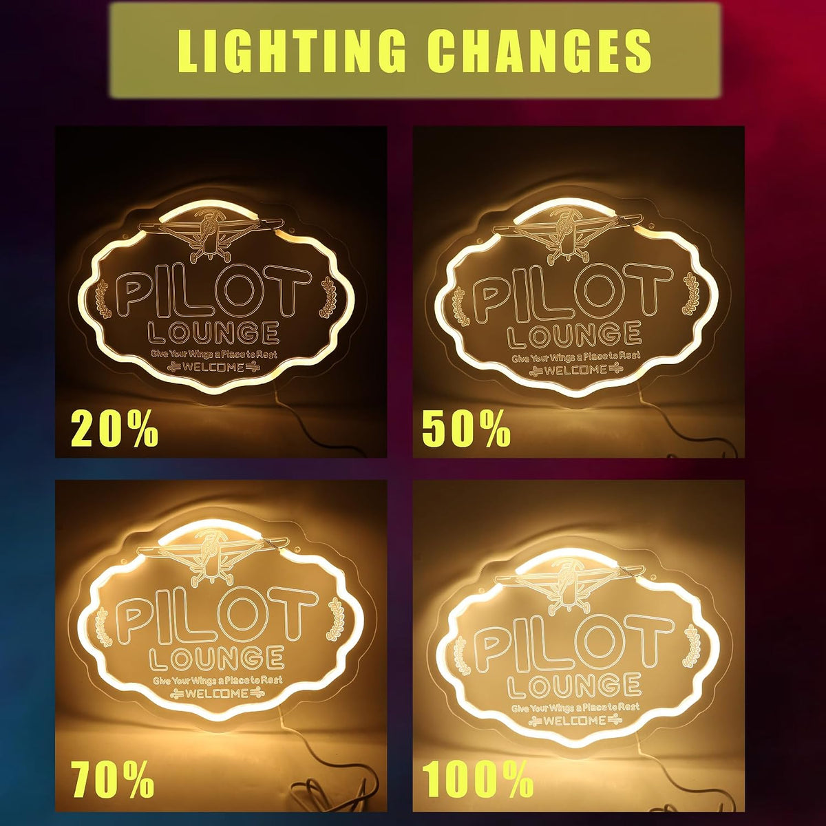 Letrero neón LED para decoración de habitación y cueva