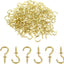 200 Ganchos Latón Dorado 1/2" Pared Yeso Madera 3.5lb