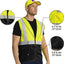 Chaleco seguridad reflectante malla 2 bolsillos ANSI/ISEA 107