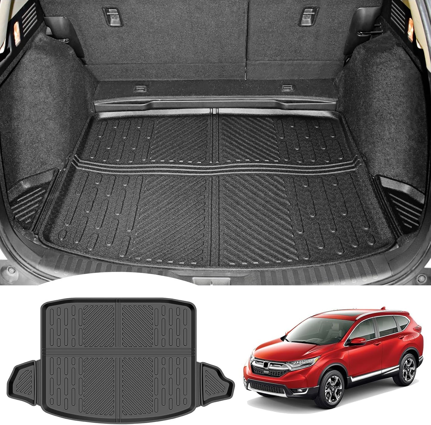 Alfombrilla carga trasera Honda CRV 17-22 antiderrap TPE
