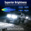 2 Luces LED 60W 12v/24v 6000LM 4pulg antiniebla todoterreno