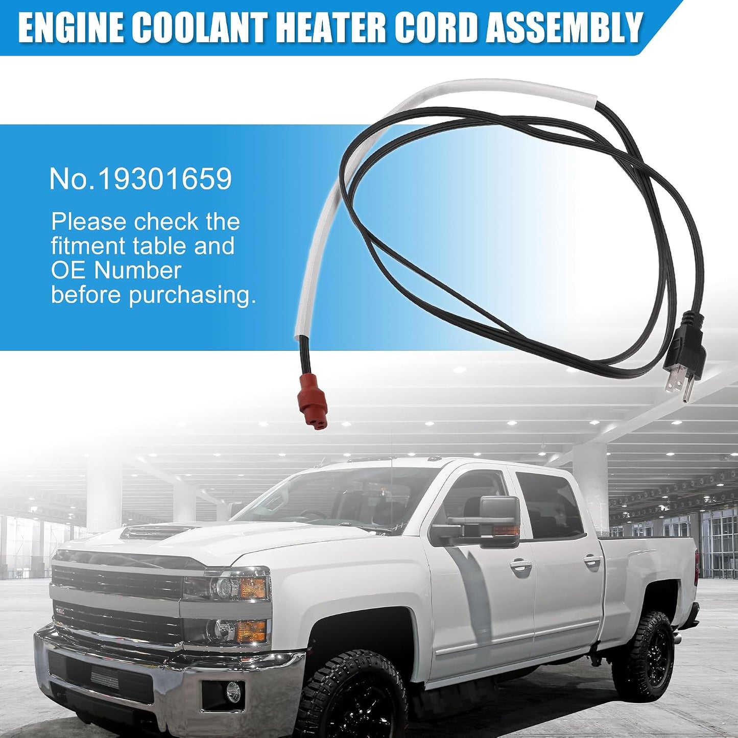 Cable calentador motor Chevy Silverado GMC Sierra