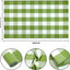 Alfombra exterior 3x5ft color verde y blanco lavable