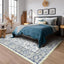 Alfombra 5x7 lavable antiderrap vintage