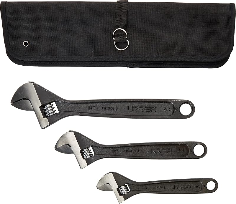 Set 3 Pzas llaves ajustables 8-12" herramientas