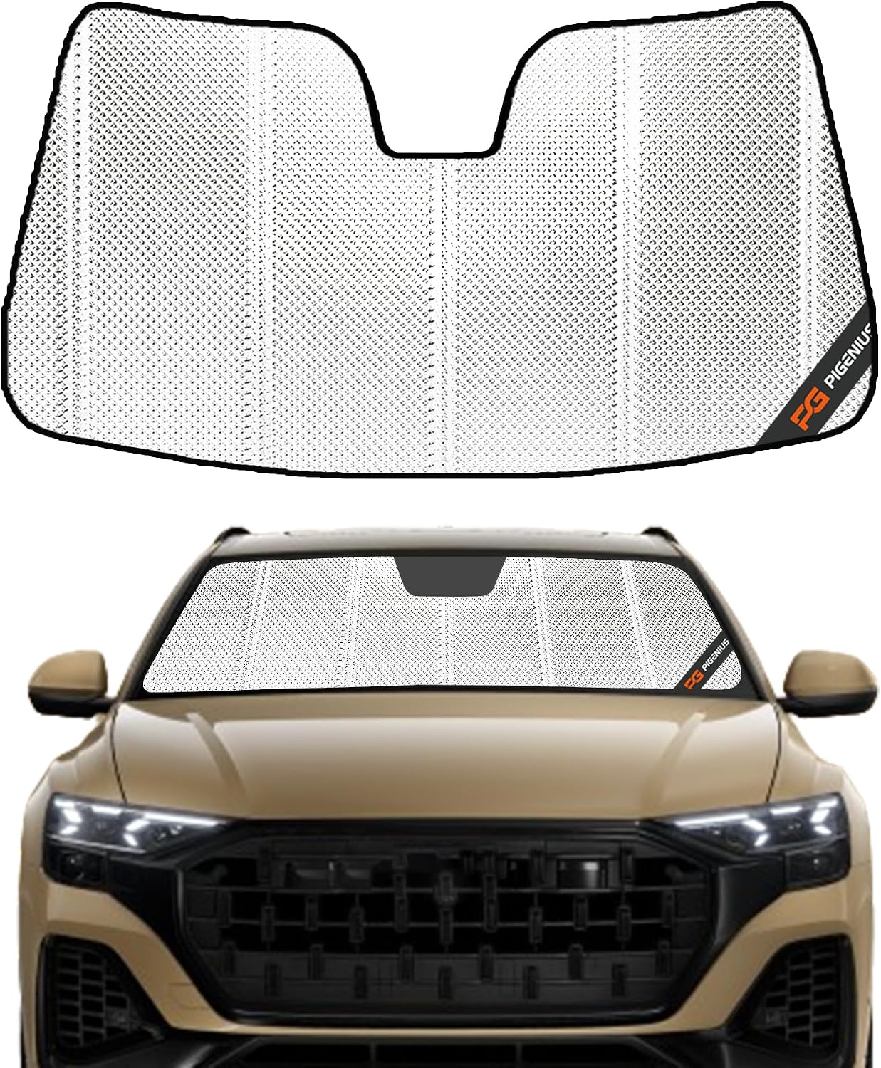 Parasol parabrisas Audi Q8 19-25 Película aluminio