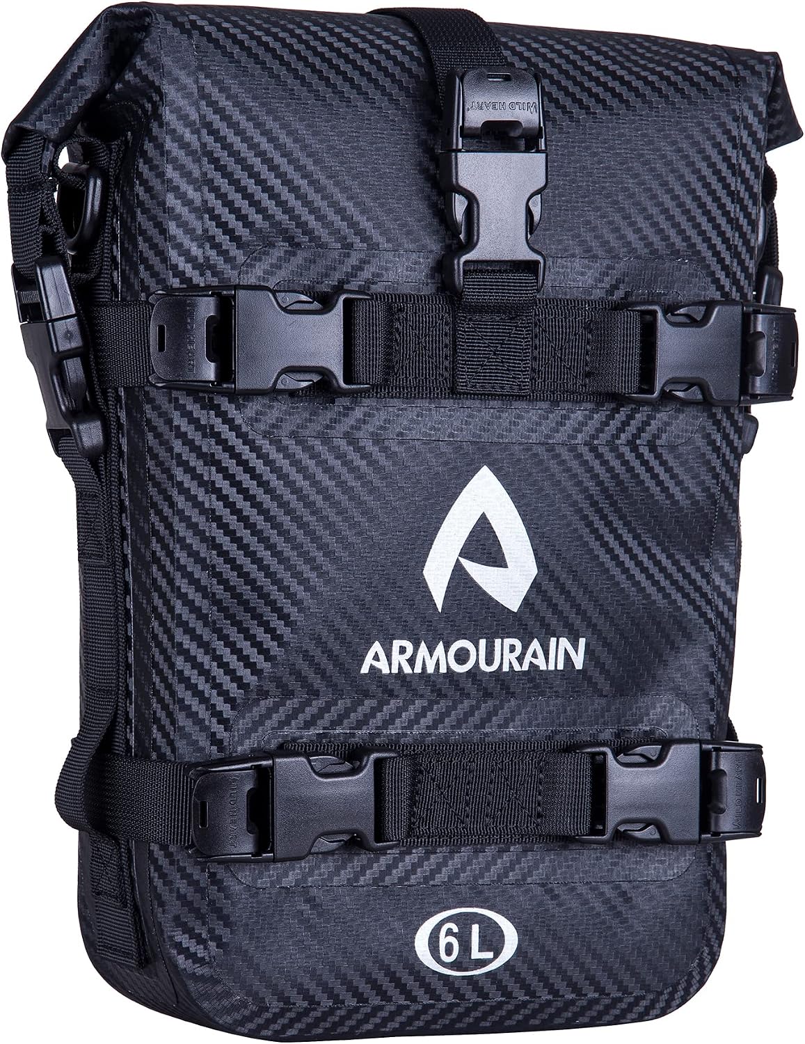 Bolsa impermeable parachoques motocicleta 6l con correa