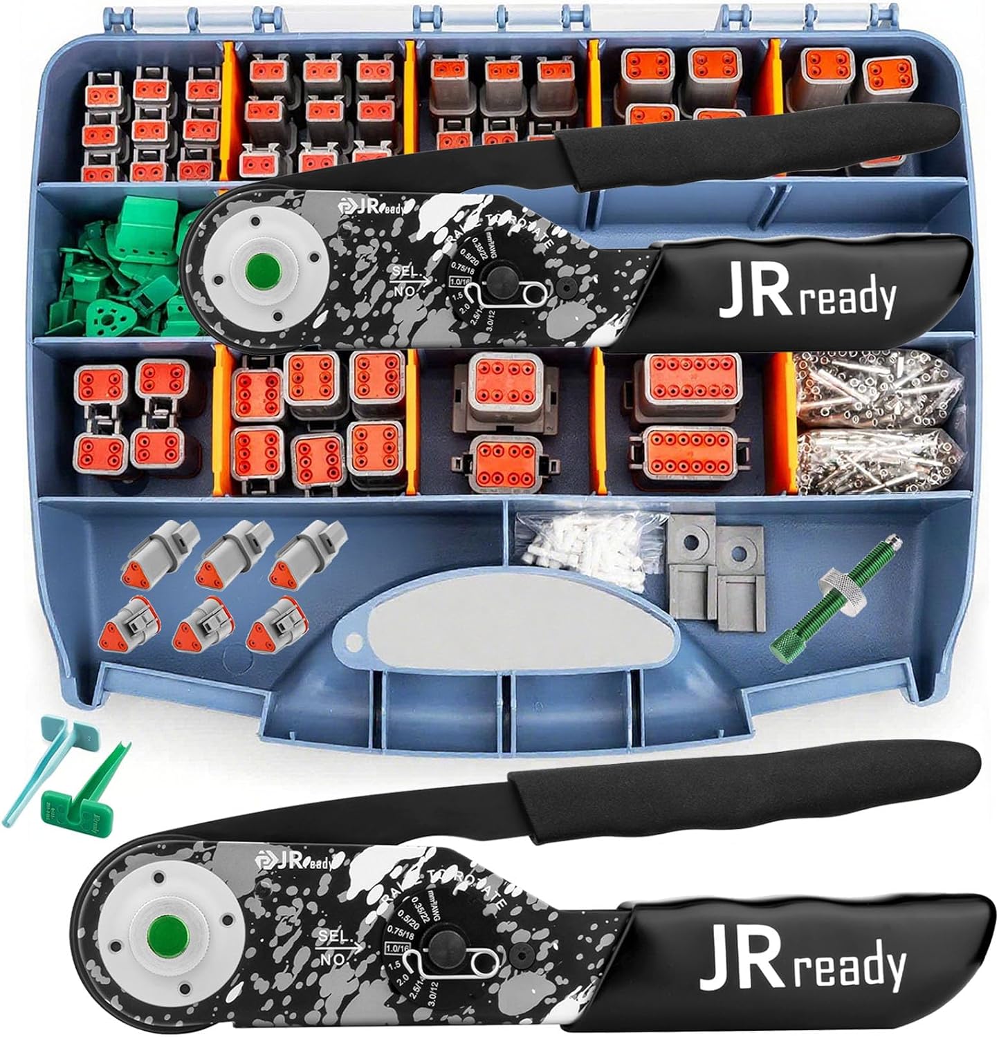 Kit herramienta crimpado conectores Deutsch DT 2-12 AWG