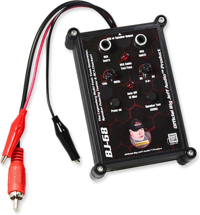 Probador polaridad altavoz 9V generador tono RCA