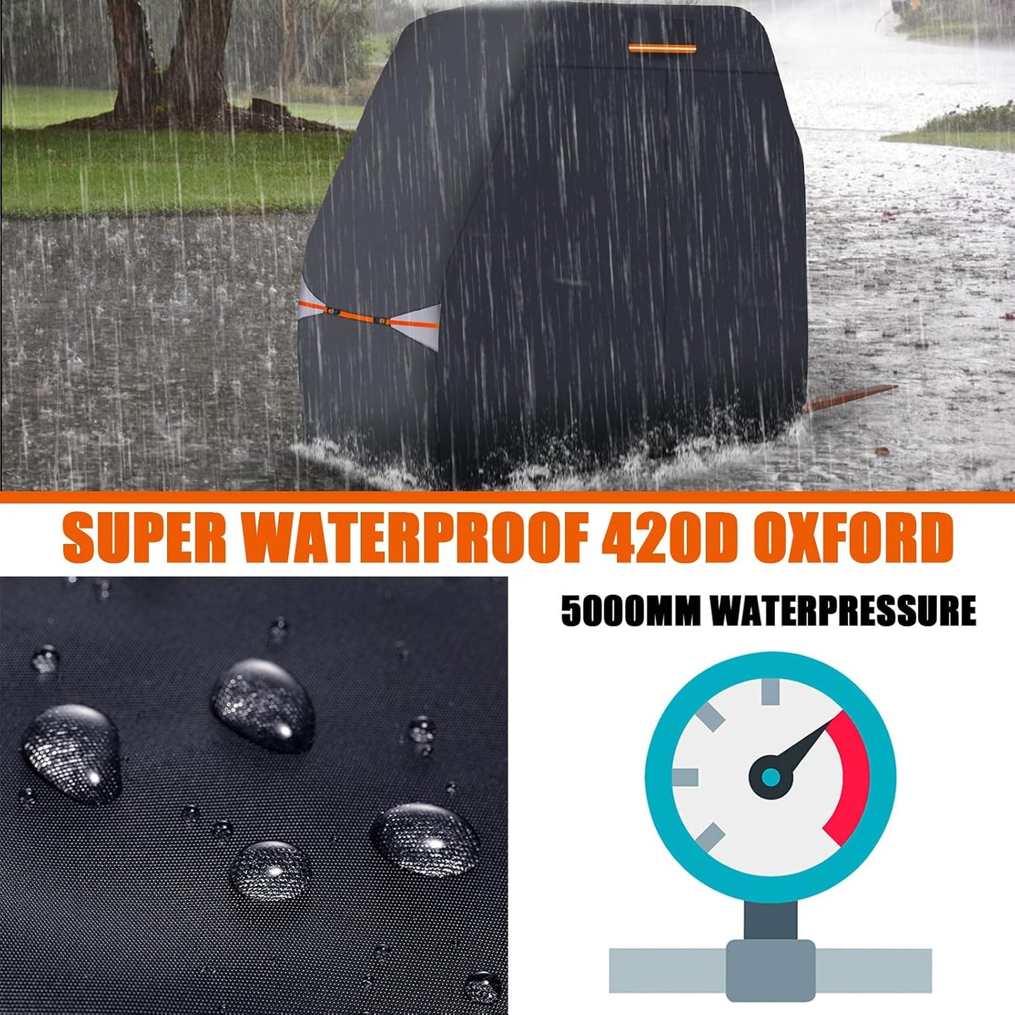 Cubierta Oxford 420D para carretilla 8000lb universal