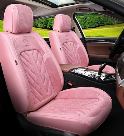 Set 5 fundas asiento coche comp con airbag rosa