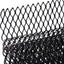 Malla universal parachoques auto 40x13" aluminio negro