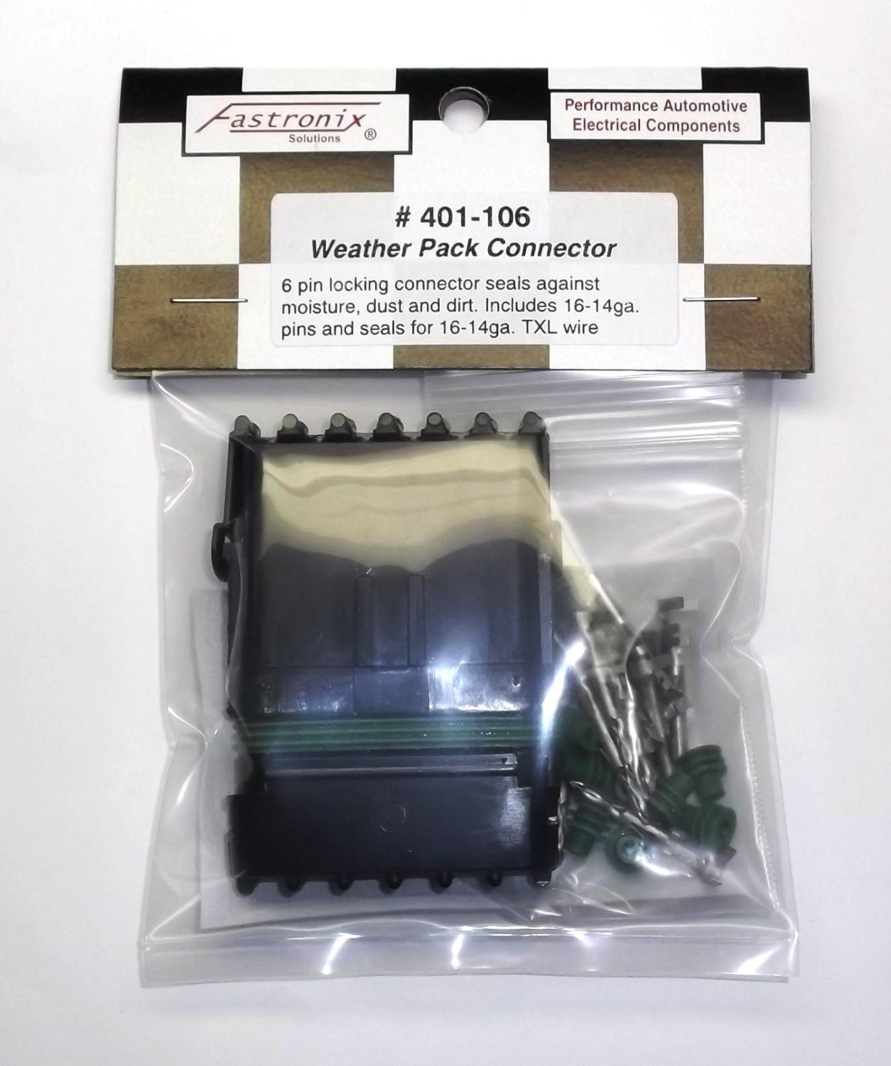 Kit conectores Fastronix Weather Pack 6 pines