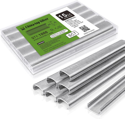 Anillos acero inox 304 3/4pulg 1000uds grapas cerdo construccion