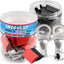 20 Pzas Cable Batería AWG 8 Conector Anillo M8 M10 Termorretractiles
