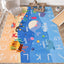 Alfombra infantil antiderrap educativa 4ft11x6ft7 lavable