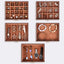 Caja joyas PU con espejo 6 niveles 5 cajones gran capacidad