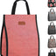 Bolsa almuerzo mujer aislada reutiliz. con bolsillo rosa