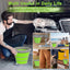 Cubo plegable 10L con asa para lavado auto jardín camping