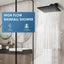 Cabezal ducha lluvia 12x8pulg acero inox 304 112 boquillas