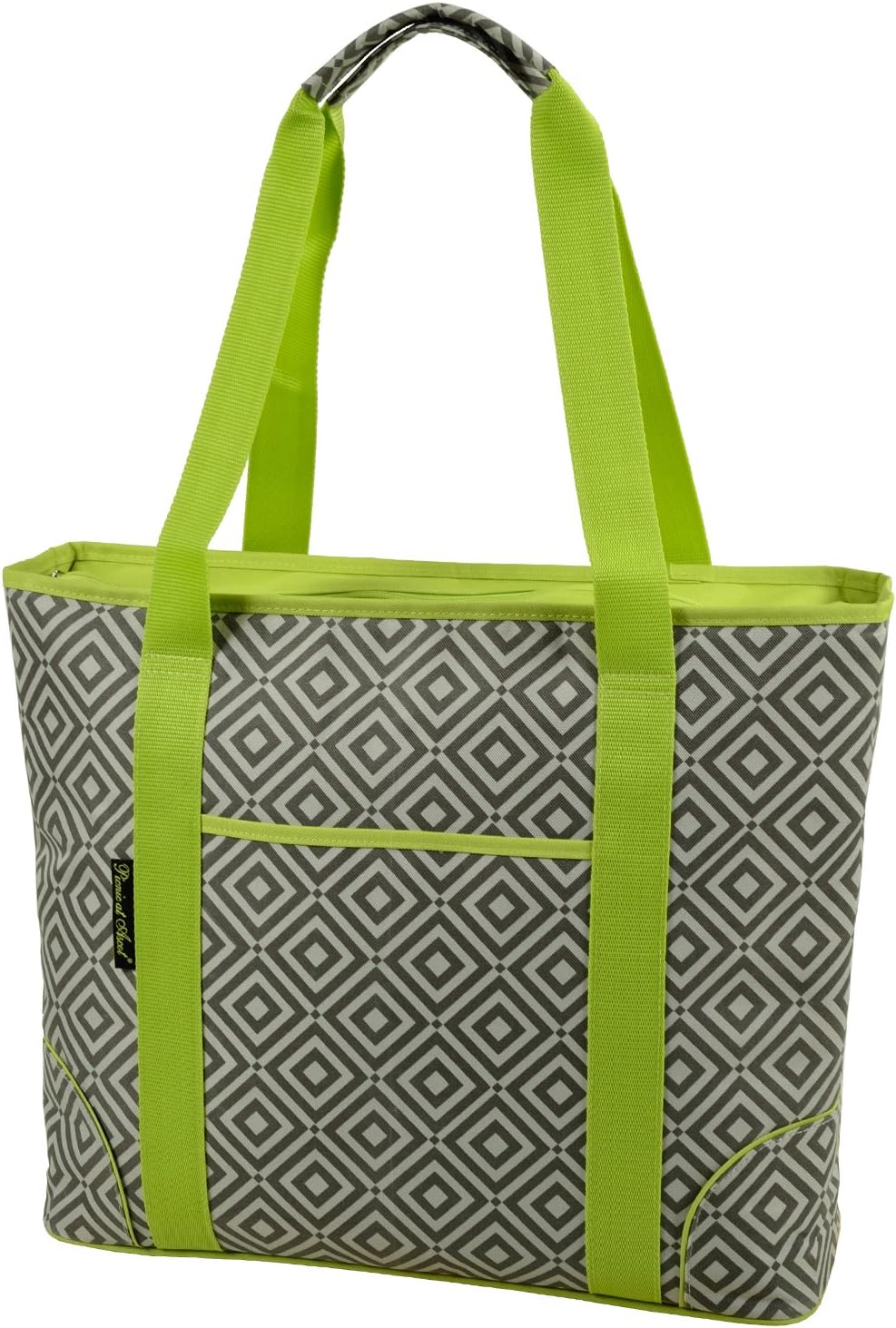 Bolsa grande aislada talla única verde gris