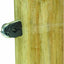 Grapa poste madera cable aislante abrazadera negro